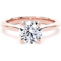 18ct Rose Gold 1.50cttw Brilliant Cut Lab Grown Diamond Solitaire Engagement Ring - Ring Size Y.5