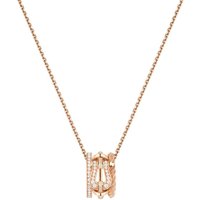 Force 10 Rise 18ct Rose Gold 0.10ct Diamond Necklace