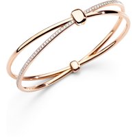 Together 18ct Rose Gold 0.90ct Diamond Bangle