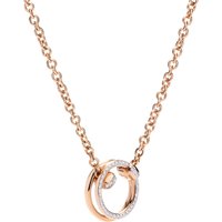 Together 18ct Rose Gold 0.20ct Diamond Pendant Together 18ct Rose Gold 0.20ct Diamond Pendant