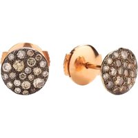 Sabbia 18ct Rose Gold 0.50ct Brown Diamond Stud Earrings Sabbia 18ct Rose Gold 0.50ct Brown Diamond Stud Earrings