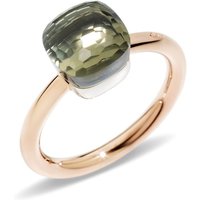 Nudo Petit 18ct Rose & White Gold Prasiolite Ring - Ring Size N