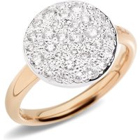 Sabbia 18ct Rose Gold 0.68ct Diamond Ring - Ring Size O
