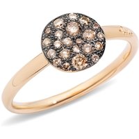 Sabbia 18ct Rose Gold 0.30ct Brushed Brown Diamond Ring - Ring Size M Sabbia 18ct Rose Gold 0.30ct Brushed Brown Diamond Ring - Ring Size M