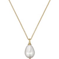 Parmlia Yellow Gold Coloured Icon Pearl Necklace at Goldsmiths Jewellery Parmlia Yellow Gold Coloured Icon Pearl Necklace.
