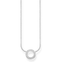 Sterling Silver Small Circle Necklace