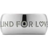 Blind For Love Sterling Silver 9mm Ring - Ring Size S