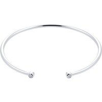 Gossamer Silver 0.15cttw Diamond Bangle at Goldsmiths Jewellery Gossamer Silver 0.15cttw Diamond Bangle.