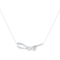 Limited Edition Renee 18ct White Gold 0.85cttw Ribbon Necklace at Goldsmiths Jewellery Limited Edition Renee 18ct White Gold 0.85cttw Ribbon Necklace.