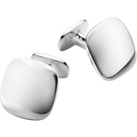 Silver Mens Classic Square Cufflinks