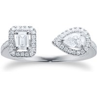 18ct White Gold My Twin Ring - Ring Size L