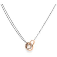 Stainless Steel Classic Crystal Necklace at Goldsmiths Jewellery Stainless Steel Classic Crystal Necklace.