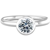 18ct White Gold 0.75ct Diamond Ring - Ring Size A