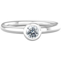 18ct White Gold 0.25ct Diamond Ring - Ring Size T