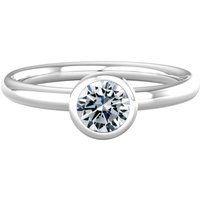 18ct White Gold 0.40ct Diamond Ring - Ring Size S