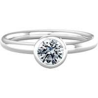 9ct White Gold 0.60ct Diamond Ring - Ring Size W.5