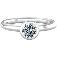 18ct White Gold 0.50ct Diamond Ring - Ring Size J.5