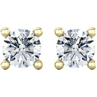 9ct Yellow Gold 0.50cttw Solitaire Diamond Stud Earrings