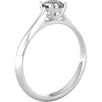 18ct White Gold 0.60ct Diamond Ring - Ring Size X.5