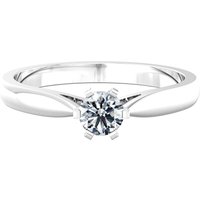 18ct White Gold 0.33ct Diamond Ring - Ring Size J.5