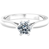18ct White Gold 0.50ct Diamond Ring - Ring Size T.5