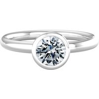 18ct White Gold 0.75ct Diamond Ring - Ring Size F