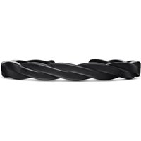 DY Helios™ Cuff Bracelet In Black Titanium, 9mm - Size Medium