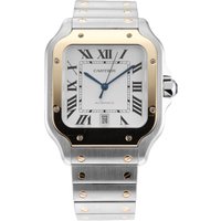 Santos 39.8mm Stainless Steel and Yellow Gold