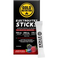 Suplemento energético electrolytes frutos vermelhos - 10 sticks