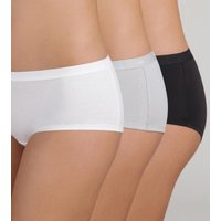 Conjunto de 3 boxers feminino dim coton stretch pockets eco