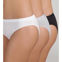 Conjunto com 3 calcinhas femininas dim coton stretch pockets eco