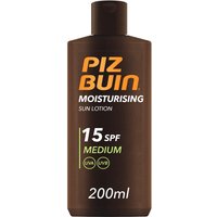 Loção bronzeadora hidratante piz buin ip50 15spf
