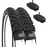2 pneus 14x1.75 (47-254) +câmaras, pneus mtb 14 x 1.75 pneus criança ev