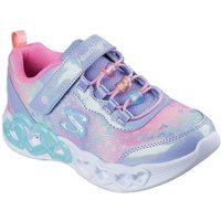 Calçado skechers s lights-infinite heart ligh, roxo, crianças
