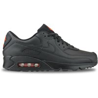 Nike air max 90 leather black safety orange