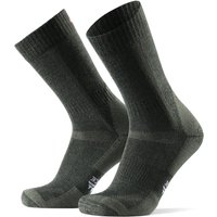 DANISH ENDURANCE Merino Wandersocken, Wollsocken, Merino Socken, Trekkingsocken, Atmungsaktiv & Stark gepolstert Arbeitssocken, Herren & Damen Grün 35-38