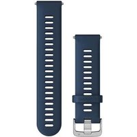 Faixa de relógio de libertação rápida com fivela de prata garmin 22 mm