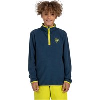 Tecido polar com fecho de correr 1/2 para criança rossignol strawpile