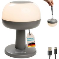 Lâmpada de campismo elva - design 2 em 1 - candeeiro de mesa o suspenso