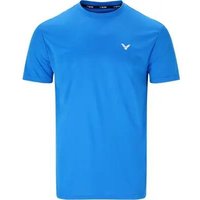 Victor ralap m t-shirt em 100% poliéster – 2008 french blue