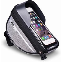 Saco de guiador para bicicleta removível, com suporte para telemóvel
