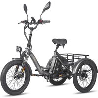 Fafrees f20 mate triciclo elétrico dobráve,bateria de 48v 21ah,20"