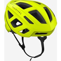 Decathlon UK VAN RYSEL Roadr 500 Road Cycling Helmet - Neon Yellow | FREE Click & Collect at Stores and Asda. 365 Days return available.