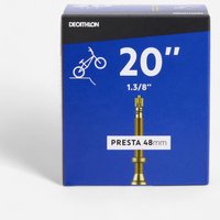 Decathlon UK Decathlon 20x1.3/8 Bmx Bike Inner Tube - Presta | FREE Click & Collect at Stores and Asda. 365 Days return available.