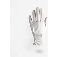 | Guanti equitazione 500 donna bianchi |  Fouganza