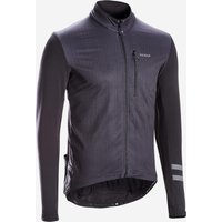 Decathlon UK Triban Men's Mid-season Long-sleeved Road Cycling Jersey Rc500 - Black | FREE Click & Collect at Stores and Asda. 365 Days return available.