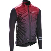 Decathlon UK Triban Men's Mid-season Long-sleeved Road Cycling Jersey Rc500 - Shield Burgundy | FREE Click & Collect at Stores and Asda. 365 Days return available.