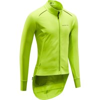 Decathlon UK VAN RYSEL Men's Long-sleeved Road Cycling Winter Jacket Racer - Yellow | FREE Click & Collect at Stores and Asda. 365 Days return available.