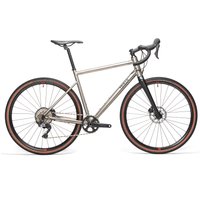 Decathlon UK Triban Men's Gravel Bike With Titanium Frame Grvl 900 | FREE Click & Collect at Stores and Asda. 365 Days return available.
