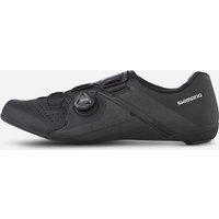 Decathlon UK Shimano Road Cycling Shoes Rc3 - Black | FREE Click & Collect at Stores and Asda. 365 Days return available.
